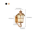 Vintage Weather-Resistant Outdoor Wall Lantern Light Image - 19