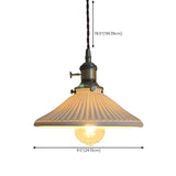 Vintage White Ceramic Floral Pendant Ceiling Light Image - 10