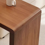 Vintage Wood Space-Saving Breakfast Bar Stool with Storage Shelves Image - 6