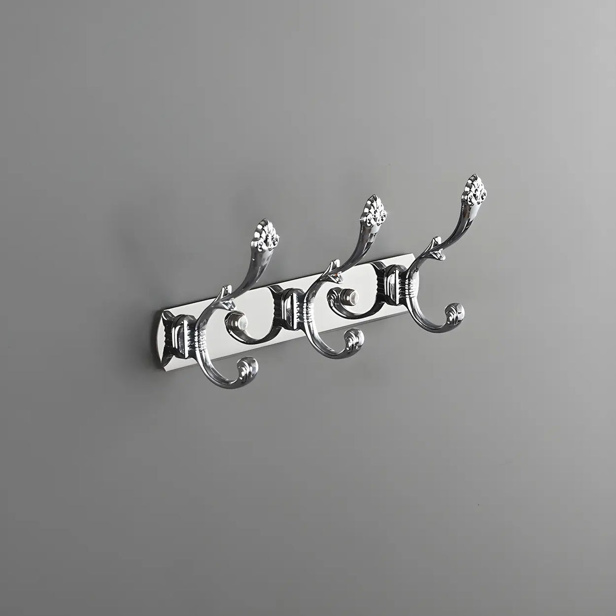 Wall-Mounted Metal Bronze Decorative Coat Rack with Hooks Image - 51