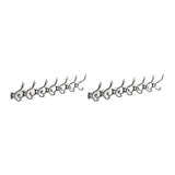 Wall-Mounted Metal Bronze Decorative Coat Rack with Hooks Image - 58