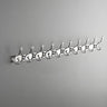 Wall-Mounted Metal Bronze Decorative Coat Rack with Hooks Image - 60