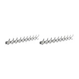 Wall-Mounted Metal Bronze Decorative Coat Rack with Hooks Image - 61