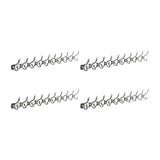 Wall-Mounted Metal Bronze Decorative Coat Rack with Hooks Image - 62
