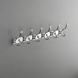 Wall-Mounted Metal Bronze Decorative Coat Rack with Hooks Image - 66