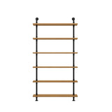 Wall Mounted Rustic Ladder Pipe Pine Display Bookshelf Image - 21