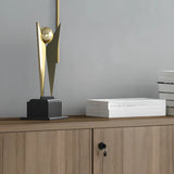 Walnut Finish Wooden Lateral Cabinet with Key Lock Image - 4