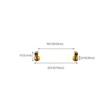 Warm Glow White Cylindrical Wall Vanity Light Image - 15
