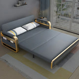 Water Resistant Faux Leather Tight Back Storage Sofa Bed Image - 2