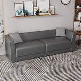 Water Resistant Flared Arm Cushion Back Pillow Sofa Image - 12
