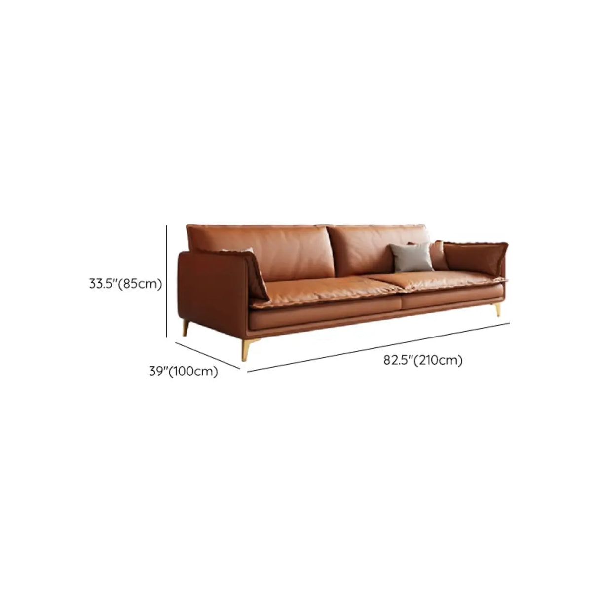 Water Resistant Silicone Rubber Square Arm	Sofa 