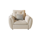 Water Resistant Tech Cloth Tufted Back Flared Arm Sofa Image - 9