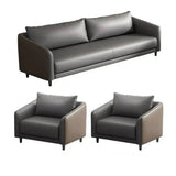 Waterproof Faux Leather Upholstered Back Reception Sofa Image - 13