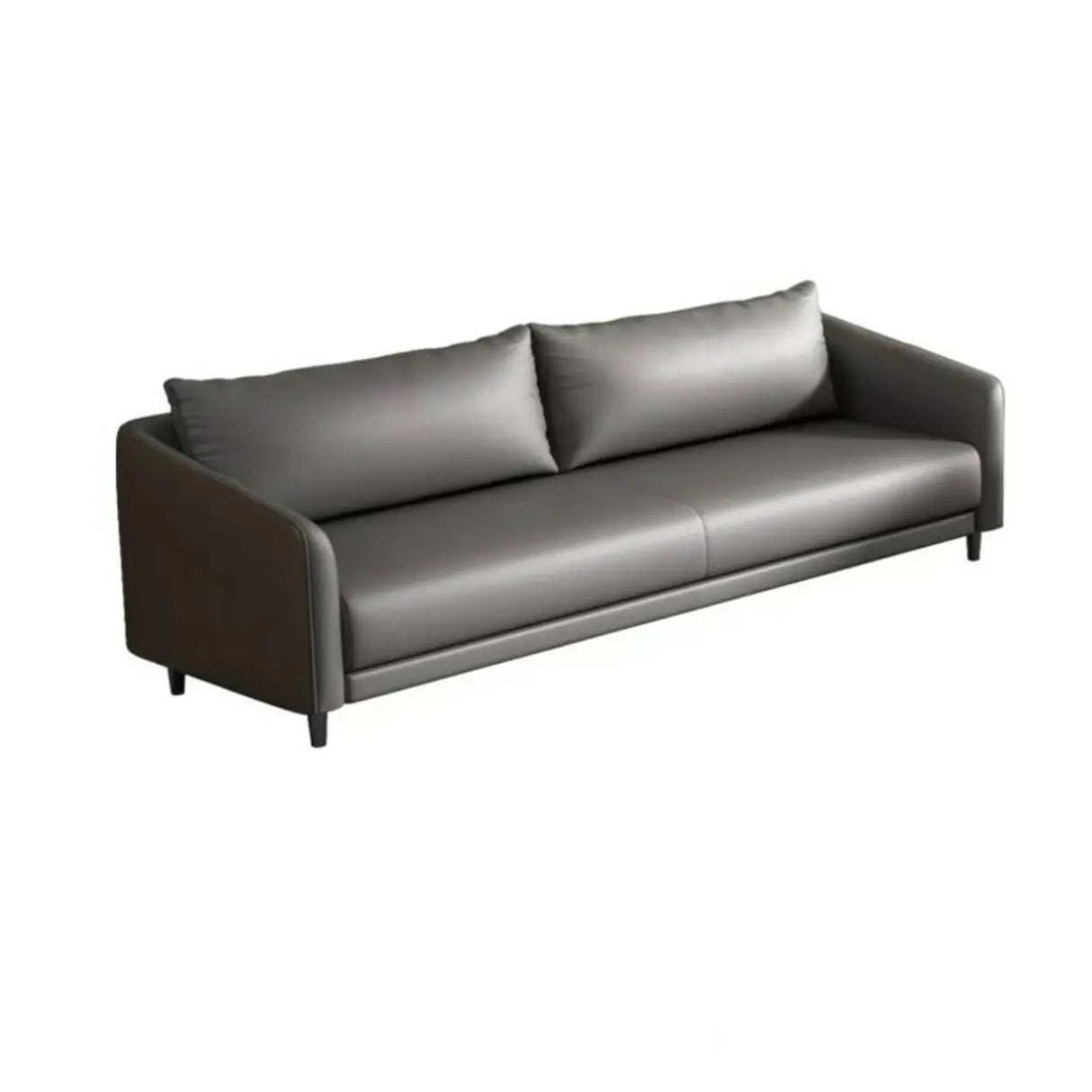 Waterproof Faux Leather Upholstered Back Reception Sofa Image - 5