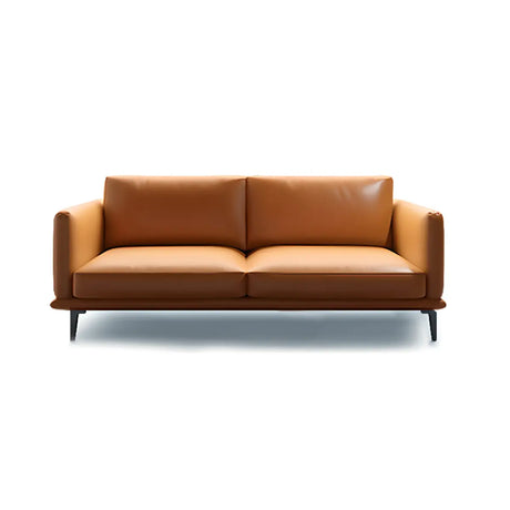 Waterproof Faux Leather Upholstered Back Wood Frame Sofa Image - 2