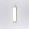 Waterproof Gold Geometric Acrylic Outdoor Wall Sconce Image - 2