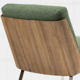 Waterproof Green Teak Lounge Sofa Set with Cushions Image - 7