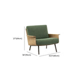Waterproof Green Teak Lounge Sofa Set with Cushions #size