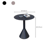 Waterproof Iron Frame Outdoor Round Coffee Table Image - 10