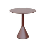 Waterproof Iron Frame Outdoor Round Coffee Table Image - 4