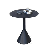 Waterproof Iron Frame Outdoor Round Coffee Table Image - 7