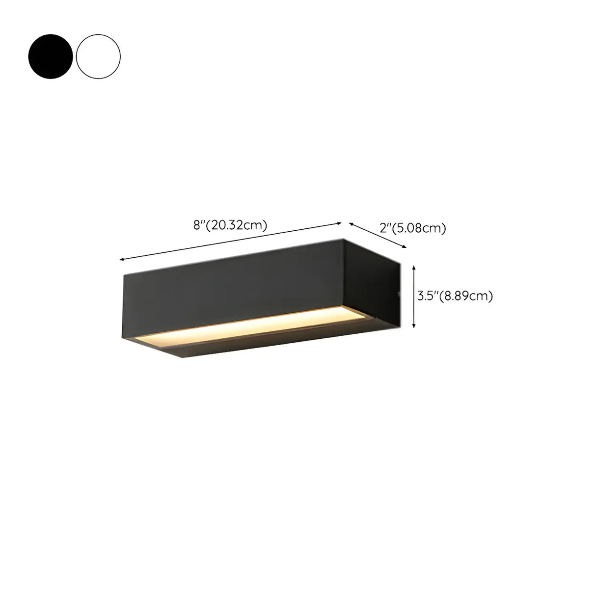 Waterproof Modern Geometric LED Exterior Wall Lamp 