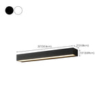 Waterproof Modern Geometric LED Exterior Wall Lamp Image - 20