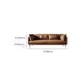 Waterproof Modern Modular Brown Leather Reception Sofa Image - 13