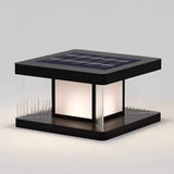 Waterproof Modern Rectangle Solar Outdoor Pillar Light Image - 9