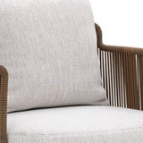 Waterproof Modish Gray Fabric Patio Sectional Sofa Set Image - 11
