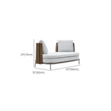 Waterproof Modish Gray Fabric Patio Sectional Sofa Set Image - 16
