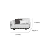 Waterproof Outdoor Armchair Alloy Frame Chalk Cushions Sofa Image - 13