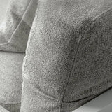Waterproof Outdoor Armchair Alloy Frame Chalk Cushions Sofa Image - 4
