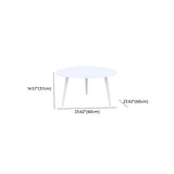 Waterproof Outdoor Round Wicker Beige Patio Furniture Set #size