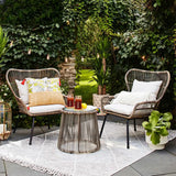 Waterproof Round Wicker and Rattan Patio Conversation Sets Image - 1