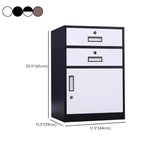Waterproof Safe Storage Metal Vertical Filing Cabinet #size