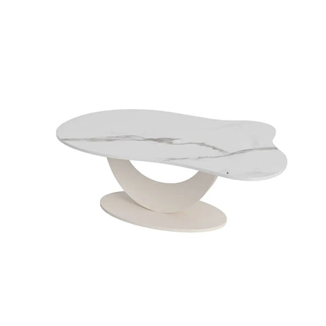 Waterproof Stone Free Form Abstract Base Coffee Table Image - 2
