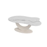 Waterproof Stone Free Form Abstract Base Coffee Table Image - 2