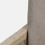 Weather Resistant Outdoor Teak and Rope Beige Patio Set Image - 10