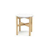Weather Resistant Outdoor Teak and Rope Beige Patio Set Image - 11