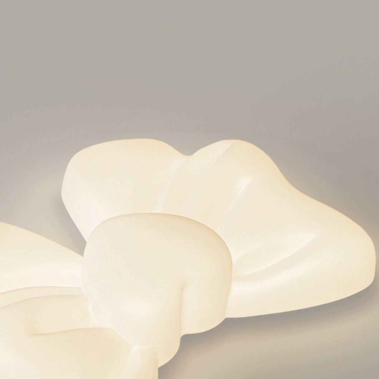 Whimsical Girly Bow-knot Flush Mount Ceiling Light Image - 12