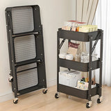 White Casual Mobile Vertical Sliding Storage Bookcase Image - 7