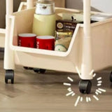 White Casual Open Vertical Sliding Organizer Bookcase Image - 15
