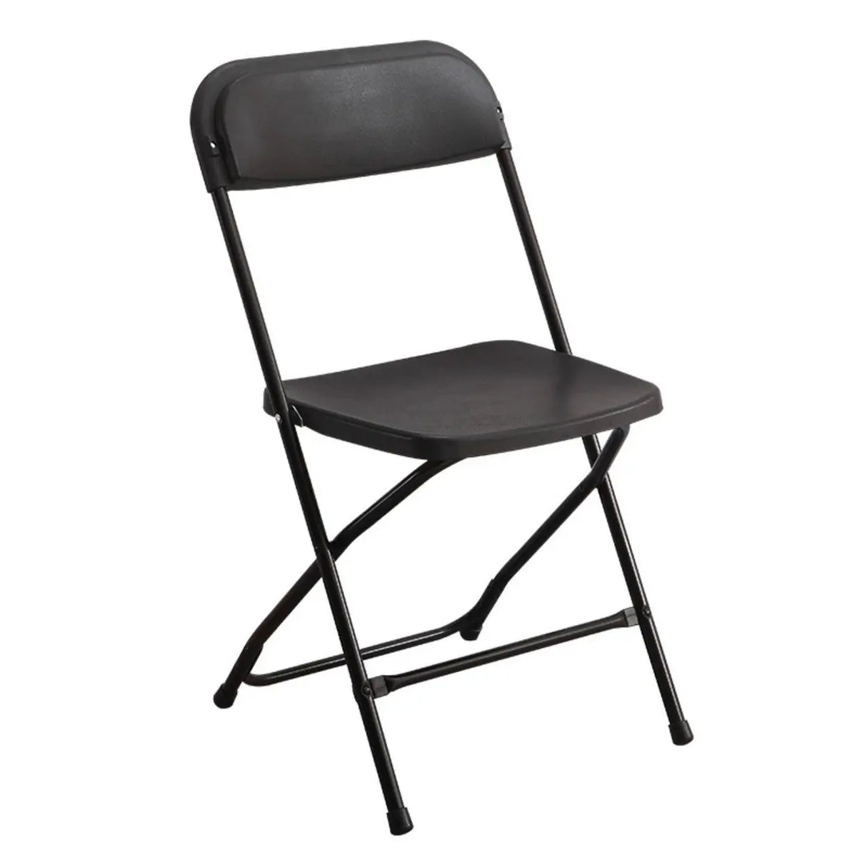 White Compact Versatile Foldable Plastic Office Chair Image - 9