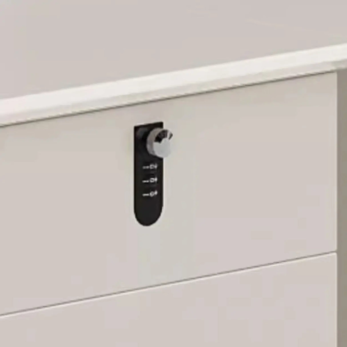 White Deep Wooden Computer Desk for Four Image - 4