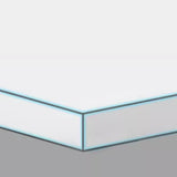 White Deep Wooden Computer Desk for Four Image - 6