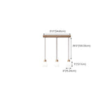 White Dome Glass and Wood Pendant Light Kitchen Island Image - 13