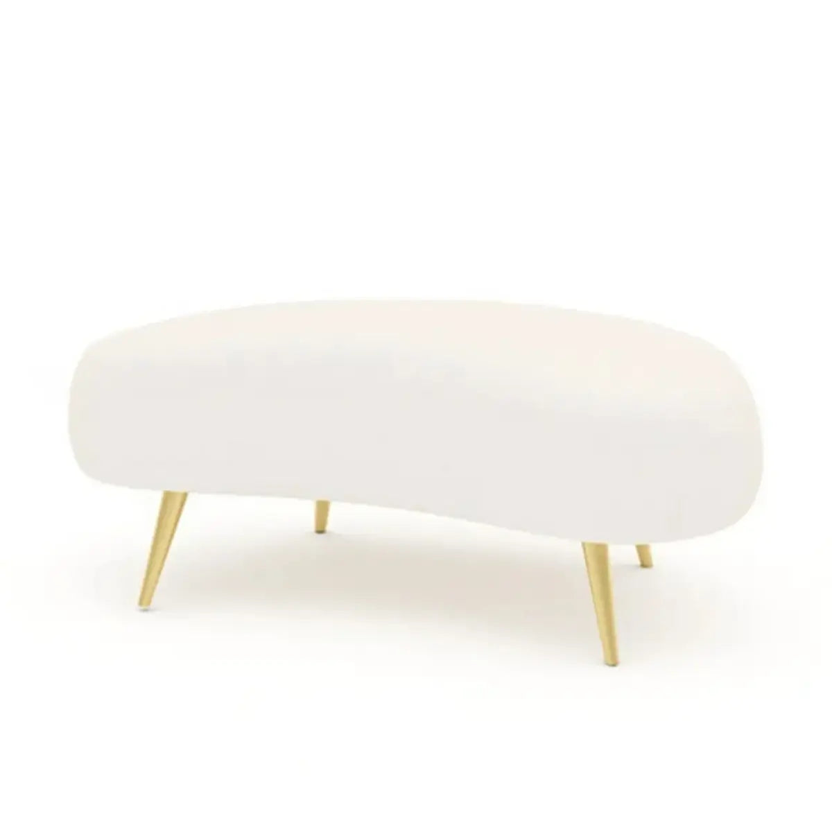 White Fabrics Pillow Back Curved Sofa Seating Group Image - 13