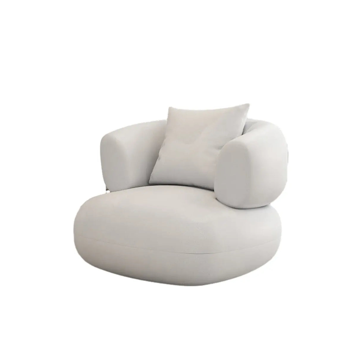 White Faux Leather Tight Back Reception Sofa Set Image - 10