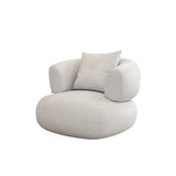 White Faux Leather Tight Back Reception Sofa Set Image - 10